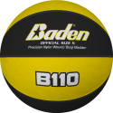 Ballon de basket B110  Jaune et Noir