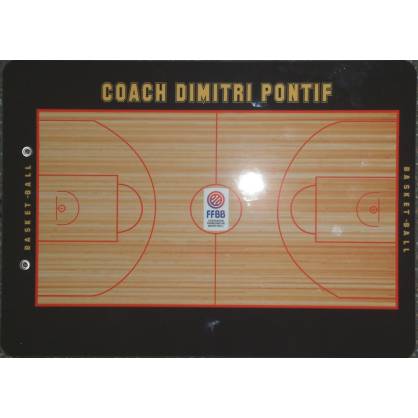 Plaquette coach  basket personalisée