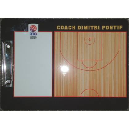 Plaquette coach  basket personalisée