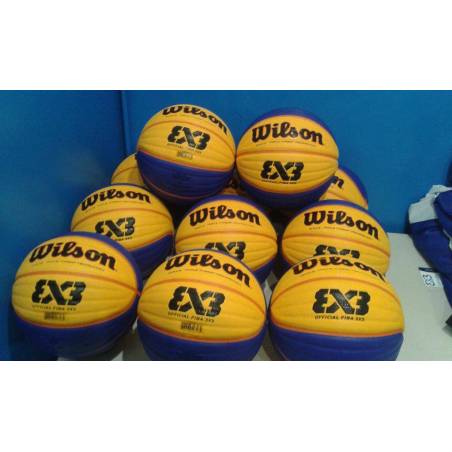 Ballon de Basket Wilson 3x3 Officiel FFBB-FIBA Ballon de Basket Wilson 3x3 Officiel FFBB-FIBA