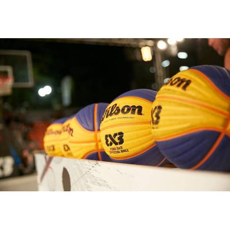 Ballon de Basket Wilson 3x3 Officiel FFBB-FIBA Ballon de Basket Wilson 3x3 Officiel FFBB-FIBA