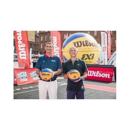 Ballon de Basket Wilson 3x3 Officiel FFBB-FIBA Ballon de Basket Wilson 3x3 Officiel FFBB-FIBA
