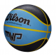 ballon de basket Wilson noir et bleu
