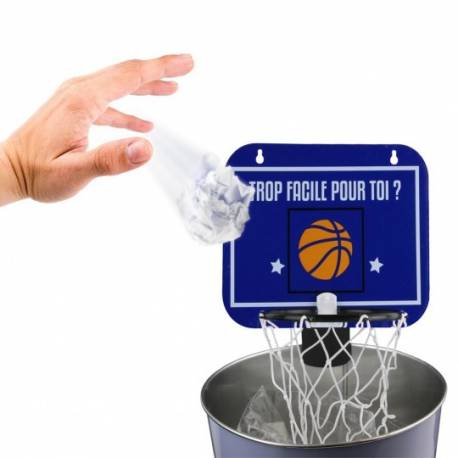 Réinitialisation de panier de basket-ball pour panier à déchets, petite  poubelle de jeu de basket