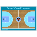 Petit tableau de basket mural personnalisé