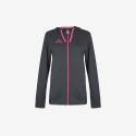 Veste à capuche et zip basket pour femme