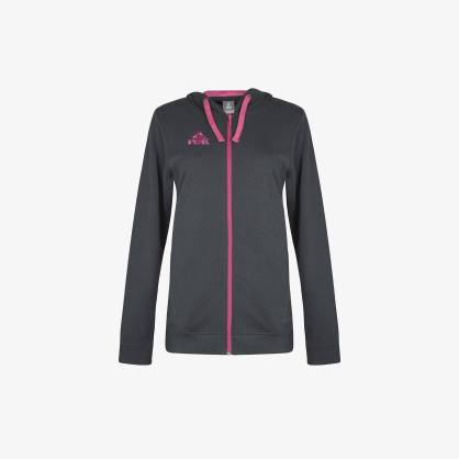 Veste à capuche et zip basket pour femme