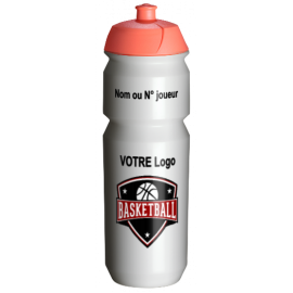 Bidon de  sport blanc personnalisé 