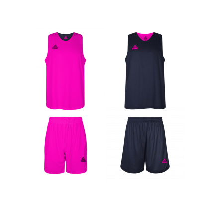 Ensemble réversible Noir-Rose Peak