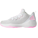 BASKETS FEMME SNAKE BLANCHES-ROSE Peak