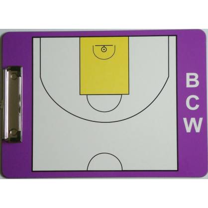 Plaquette tactique basket personalisée