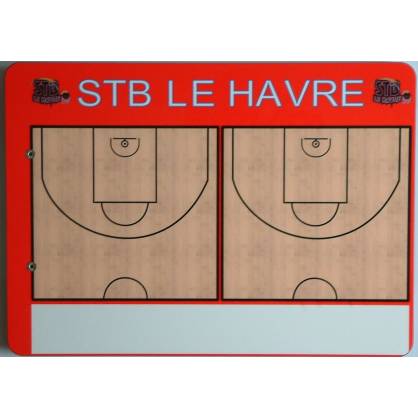 Plaquette tactique basket personalisée