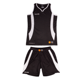 Tenue Spalding noire de basket pour femme