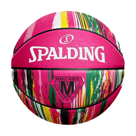 Bllon de basket Spalding Marble Pink T6