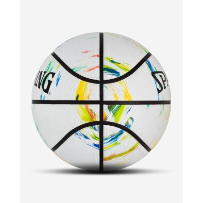 Balle de basket Spalding blanche