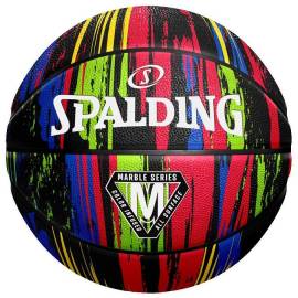 Ballon de basket Spalding Marble Black Rainbow