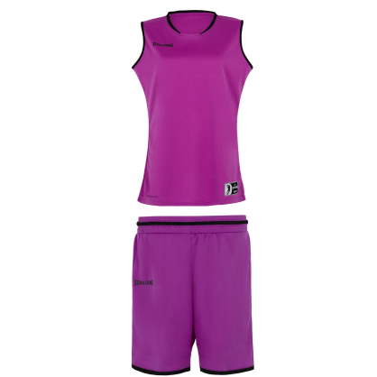 Ensemble Basket féminin Move Spalding Fushia