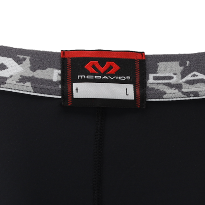 Pantalon de compression 3/4 noir avec renfort McDavid