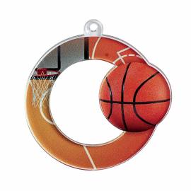 Médaille de basket en acrylique