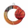 Médaille basket en acrylique