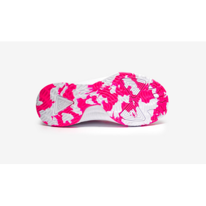 Chaussures de basket pour filles Rose et blanche