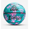 Ballon de basket Peak I Can Play Turquoise-Rose