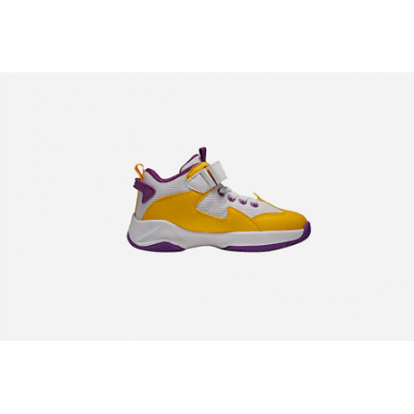 Baskets Peak Kids Game 2 Mini Jaune-Blanc-Violet