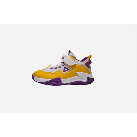 Baskets Peak Kids Game 2 Mini Jaune-Blanc-Violet Baskets Peak Kids Game 2 Mini Jaune-Blanc-Violet