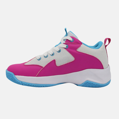 Baskets filles  rose et turquoise