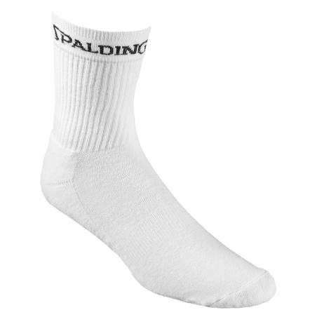 Lot de 3 paire de socquettes blanches mi-auteur Spalding