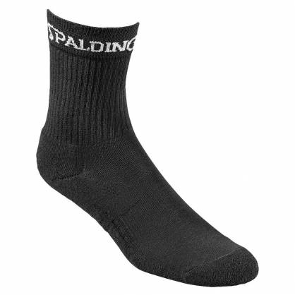 Lot de 3 paires Socks Mid Cut Black Spalding