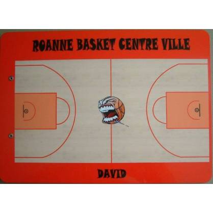 Plaquette tactique basket personalisée