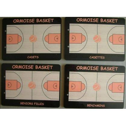 Plaquette basket personalisée