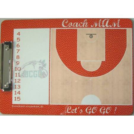 Plaquette coach basket personnalisée Plaquette coach basket personnalisée