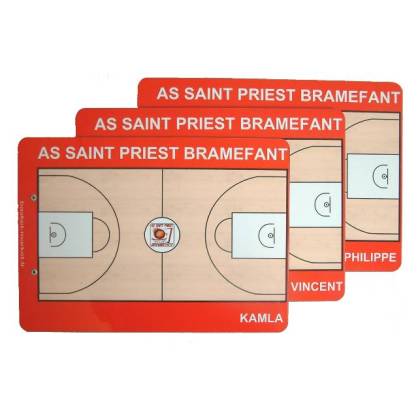 Plaquette coach club basket 